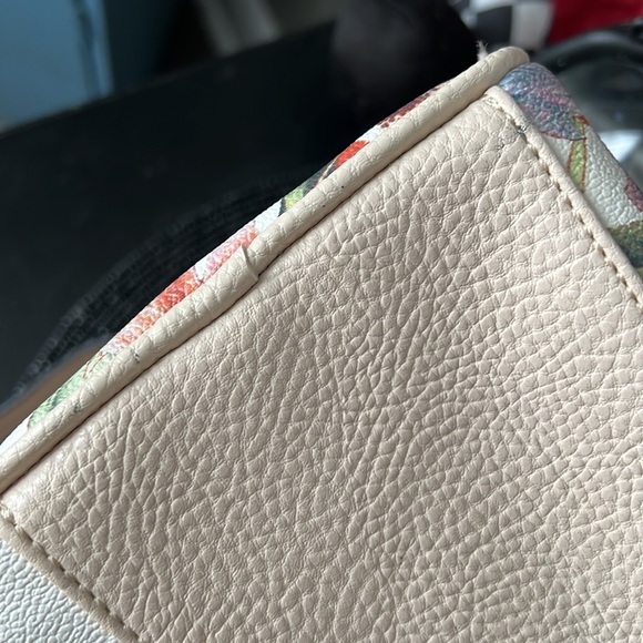 Dana Buchman Botanical/Flower, Double Handle Handbag, crossbody - Picture 11 of 13